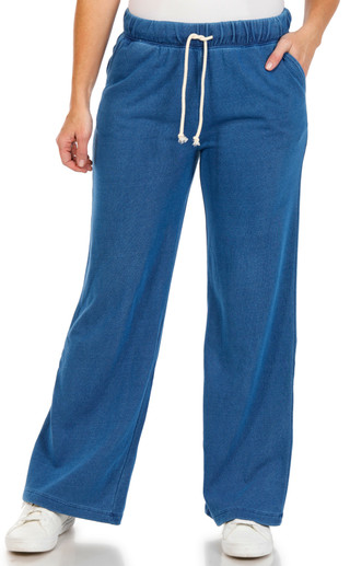 Thumbnail 1: GOTTEX Gottex Womens Wide Leg Solid Sweatpants 