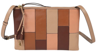 Thumbnail 1: Lucky Brand Lucky Brand Genuine Leather Color Block Crossbody Bag 