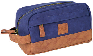 Thumbnail 1: Lucky Brand Lucky Brand Mens Suede Single-Zip Dopp Bag 