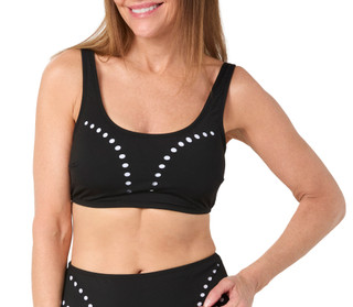 Thumbnail 1: CUPSHE Cupshe Womens Solid Swim Top 