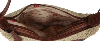 Thumbnail 2: Stone Mountain Stone Mountain Rio Rancho Sophia Straw Hobo Crossbody Bag 