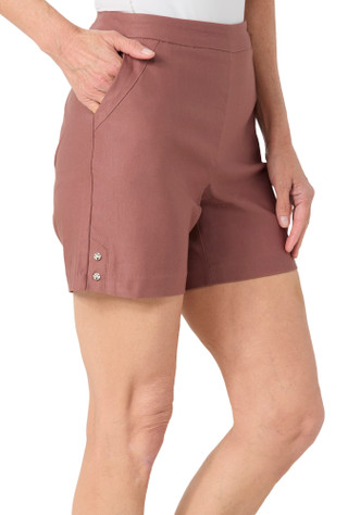 Thumbnail 2: BELLA ROSE Bella Rose Petite Double Pocket Stud Shorts 