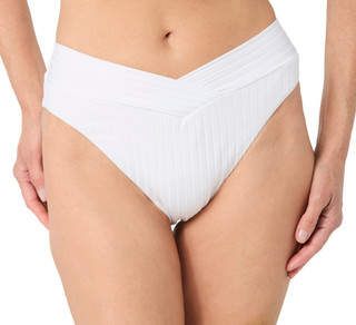 Thumbnail 2: Sanctuary Sanctuary Womens Ribbed V Waist High Leg Swimsuit Bottoms 