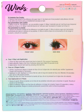 Thumbnail 2: QVC Ardell 2 Pk Winky Dare to Dazzel Lashes 