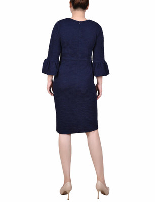 Thumbnail 3: NY COLLECTION NY Collection Womens 3/4 Length Pearl Detail Dress 