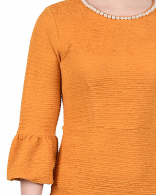 Thumbnail 4: NY COLLECTION NY Collection Womens 3/4 Length Pearl Detail Dress 