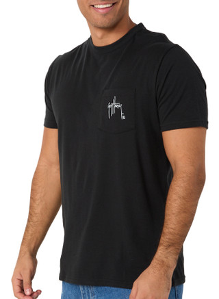 Thumbnail 2: Guy Harvey Guy Harvey Mens Short Sleeve Tonal USA Shirt 
