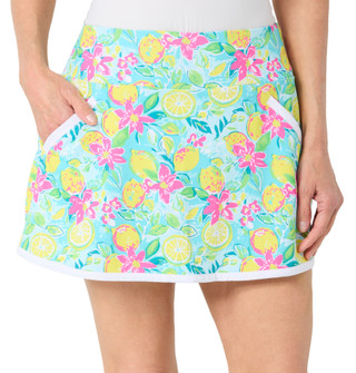 Thumbnail 1: GOTTEX Gottex Womens Active Lemon Print Skort 