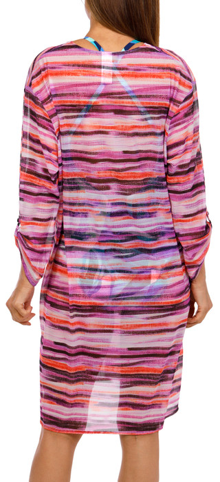 Thumbnail 3: Profile by Gottex Profile by Gottex Womens V-Neck Mesh Swim Cover-Up 