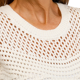 Thumbnail 2: RACHEL ROY Rachel Roy Womens Short Sleeve Yoke Mixed Top 