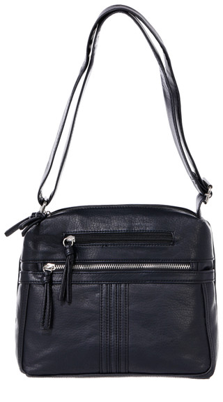 Thumbnail 1: Bueno Bueno Solid Color Side Zip Satchel Crossbody Bag 