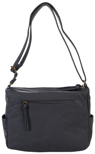 Thumbnail 3: Bueno Bueno Solid Color Tassel Zip Satchel Crossbody Bag 