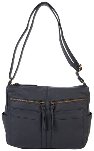 Thumbnail 1: Bueno Bueno Solid Color Tassel Zip Satchel Crossbody Bag 