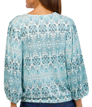 Thumbnail 2: Skyes The Limit Skyes The Limit Womens 3/4 Sleeve Banded Bottom Top 