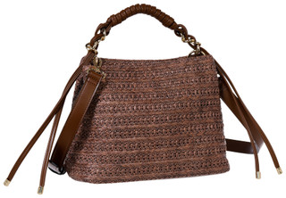 Thumbnail 7: BCBG BCBG Straw Double Compartment Woven Handle Satchel Bag 