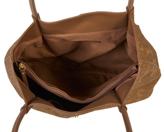 Thumbnail 3: Bueno Bueno Large Embossed Paisley Tote Bag 