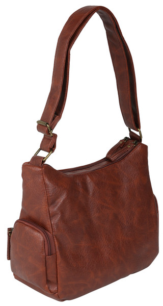 Thumbnail 3: Bueno Bueno Solid Color with Side Zip Pockets Satchel Bag 