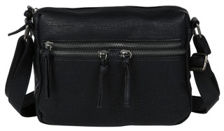 Thumbnail 1: Bueno Bueno Embossed Top Zip Satchel Crossbody Bag 
