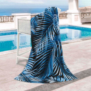 Thumbnail 3: Nicole Miller Nicole Miller Palm Azul Beach Towel 