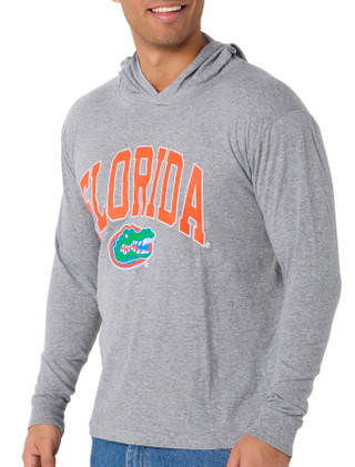 Thumbnail 2: Florida Gators Florida Gators Mens Long Sleeve Hooded Tee by Park Fields 