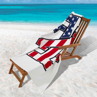 Thumbnail 2: IZOD Izod 40x50 Flag Beach Towel 