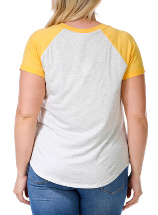Thumbnail 2: TruSelf Women's Plus Sunflower Graphic Top 