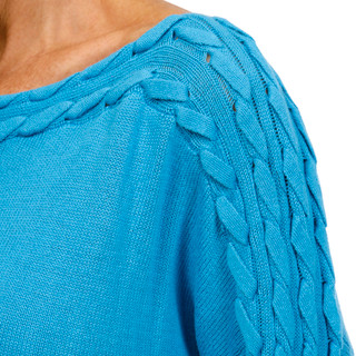 Thumbnail 2: Belldini Belldini Womens Long Sleeve Braided Top 