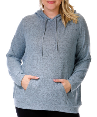 Thumbnail 1: Workshop Workshop Womens Plus Long Sleeve Hoodie 