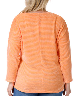 Thumbnail 3: Chenault Chenault Womens Plus Long Sleeve Weekend Sweater 