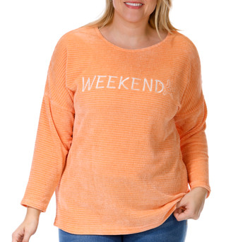 Thumbnail 1: Chenault Chenault Womens Plus Long Sleeve Weekend Sweater 