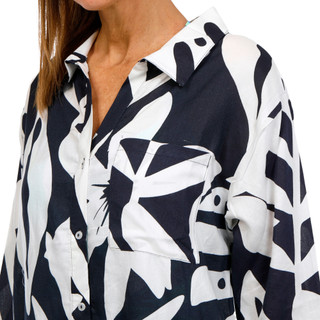 Thumbnail 3: Raviya Raviya Womens Long Sleeve Button Down Midi Coverup 