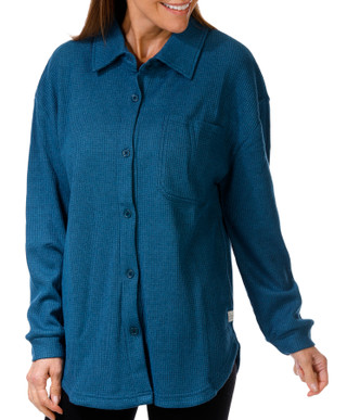 Thumbnail 1: Liv Liv Womens Kigo Waffle Knit Shacket 