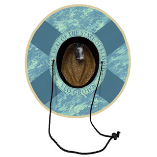 Thumbnail 2: FloGrown FloGrown Mens Seaside Camo Print Straw Hat 