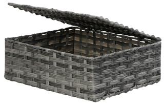 Thumbnail 3: Bino Bino Home Large Rectangular Underbed Basket with Lid 