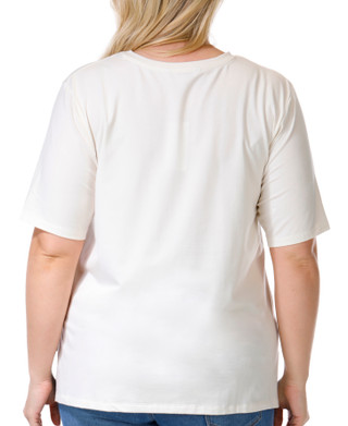 Thumbnail 2: Kiss & Fly Kiss & Fly Plus Short Sleeve Palm Tree Top 