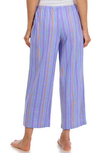 Thumbnail 3: Hue Hue Womens Salon Stripe Pajama Capris 