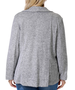 Thumbnail 2: NY COLLECTION NY Collection Womens Plus Hacci Cardigan 