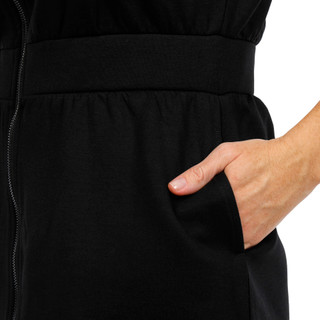 Thumbnail 3: KYODAN Kyodan Womens Short Sleeve Solid Scuba Zippered Dress 