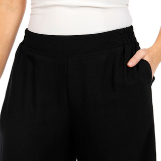 Thumbnail 2: GEMMA & JANE Gemma + Jane Womens Solid Linen Pants 