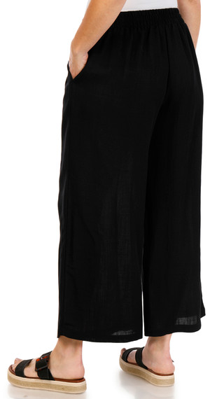 Thumbnail 3: GEMMA & JANE Gemma + Jane Womens Solid Linen Pants 
