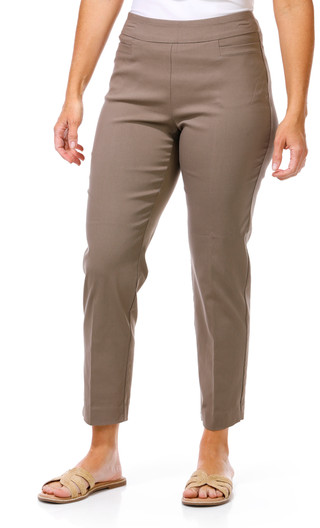 Thumbnail 1: Zac & Rachel Zac & Rachel Womens Solid Ultimate Fit Pants 