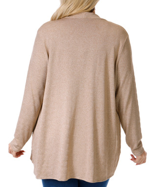 Thumbnail 3: Notations Notations Womens Plus Hacci Cardigan 