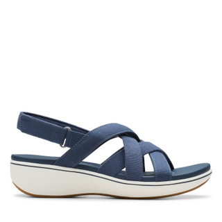 Thumbnail 4: Clarks Clarks Womens Cloudsteppers BreezeRae Ana Wedge Sandals 