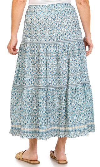 Thumbnail 2: MAX STUDIO Max Studio Womens Floral Maxi Skirt 