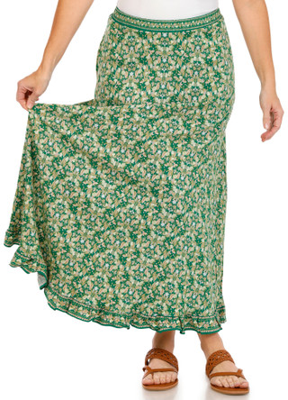Thumbnail 2: MAX STUDIO Max Studio Womens Floral Maxi Skirt 