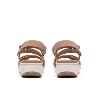 Thumbnail 5: Clarks Clarks Womens Cloudsteppers BreezeRae Sun Wedge Sandals 