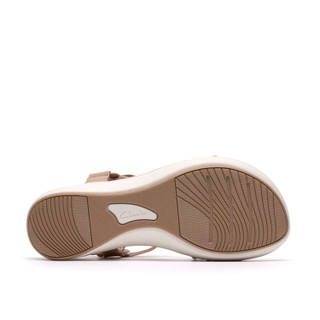 Thumbnail 6: Clarks Clarks Womens Cloudsteppers BreezeRae Sun Wedge Sandals 