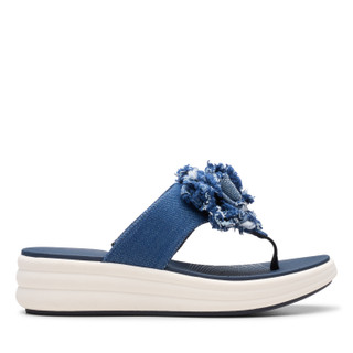 Thumbnail 4: Clarks Clarks Womens Cloudsteppers Drift Rose Flip Flops 