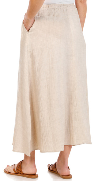Thumbnail 3: MAX STUDIO Max Studio Womens Solid Maxi Skirt 