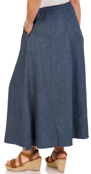 Thumbnail 2: MAX STUDIO Max Studio Womens Solid Maxi Skirt 